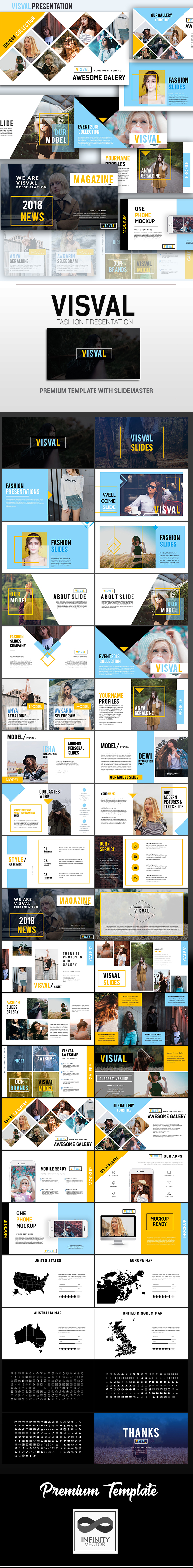 Visval Fashion Presentation Google Slide - Google Slides Presentation Templates