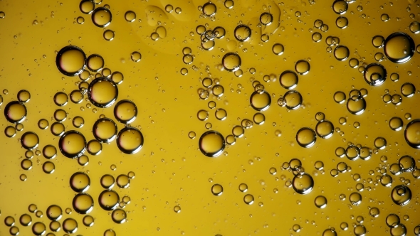 the Movement of Bubbles in Liquid Yellow alt