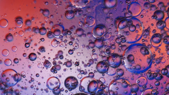 the Movement of Bubbles in the Liquid Blue,pink alt