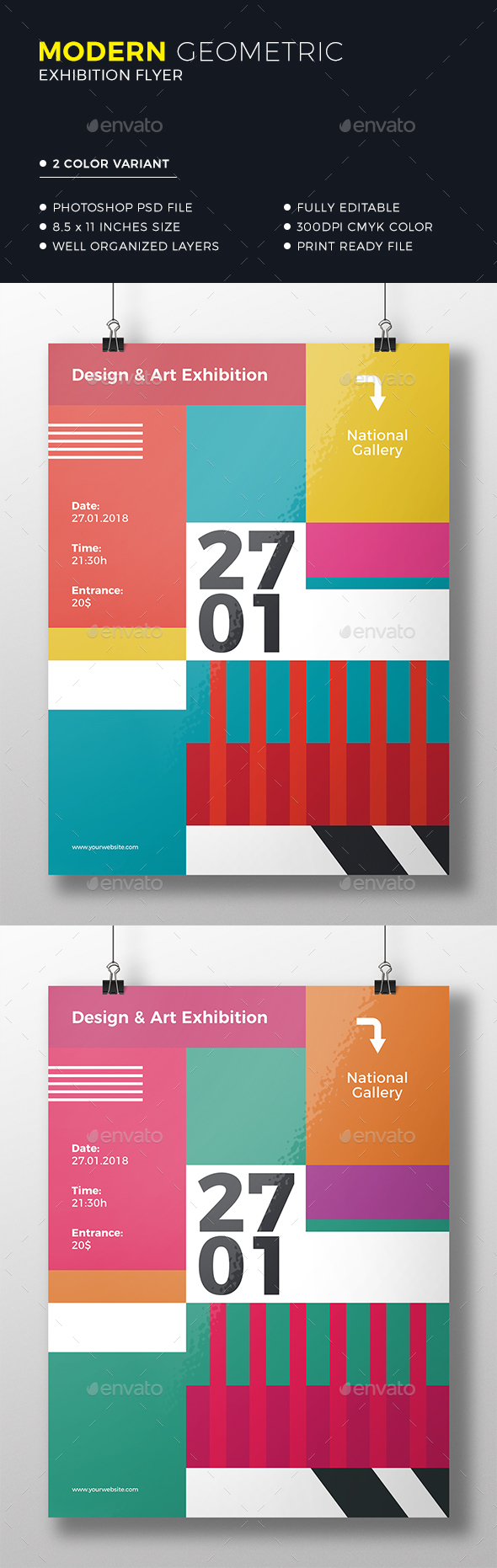 Geometric Colorful Flyer - Miscellaneous Events