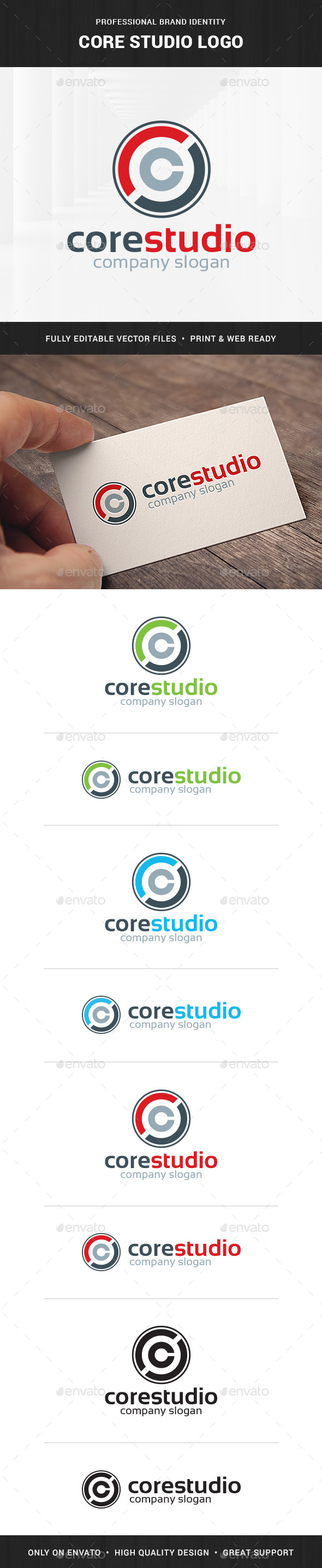Core Studio - Letter C Logo - Letters Logo Templates