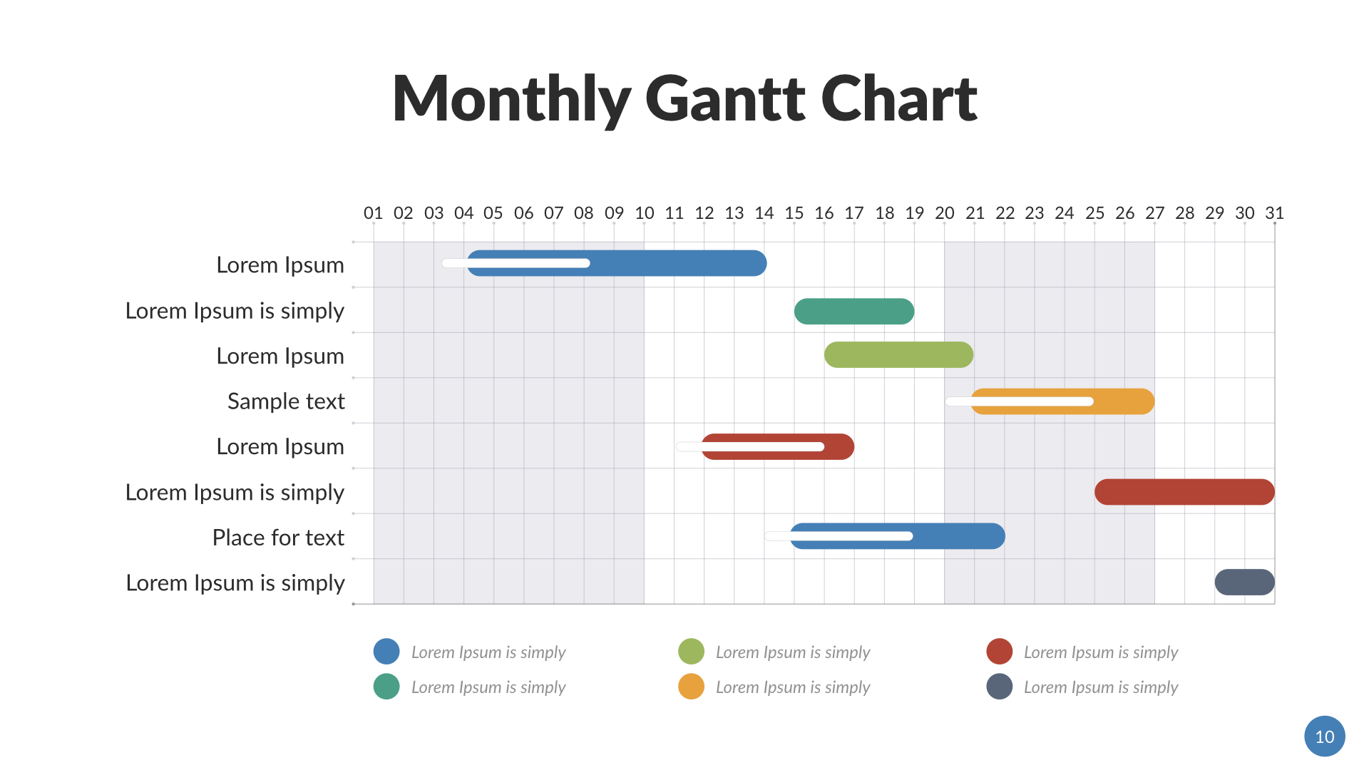 Gantt Chart Keynote