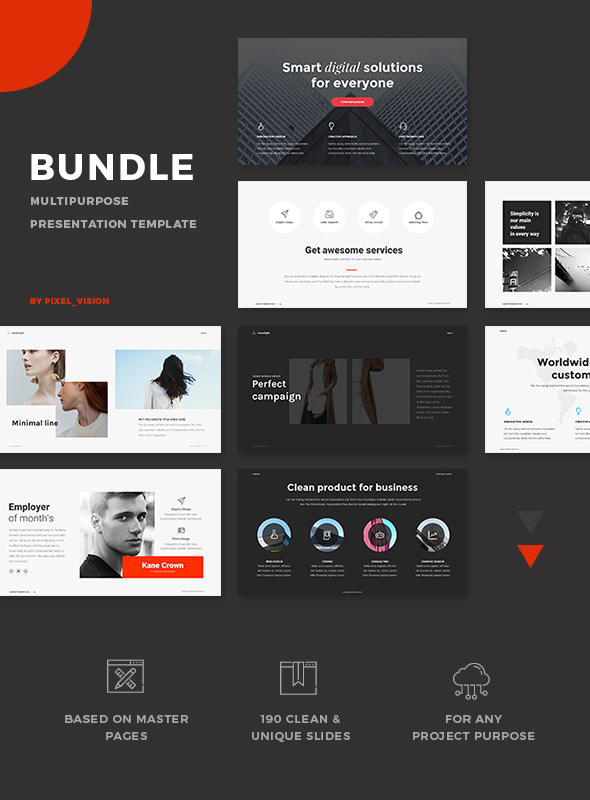 Bundle PowerPoint 3 in 1 - PowerPoint Templates Presentation Templates