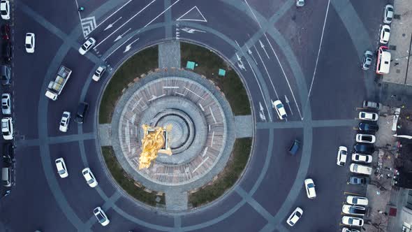 Transport Motion Aerial View alt