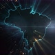 Realistic Earth Night Shining Country Brazil - VideoHive Item for Sale