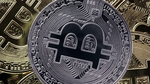 Crypto currency, bitcoin. BTC, Bit Coin. Blockchain technology, bitcoin mining alt