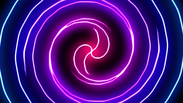 Neon Spiral VJ Loop