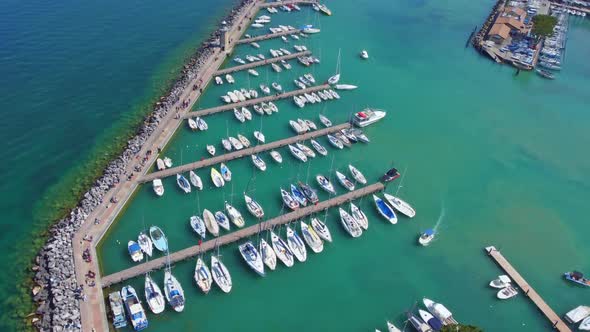 Lake Aerial View In Spring alt