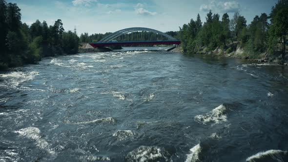 Whitewater Vuoksi River and Car Bridge alt