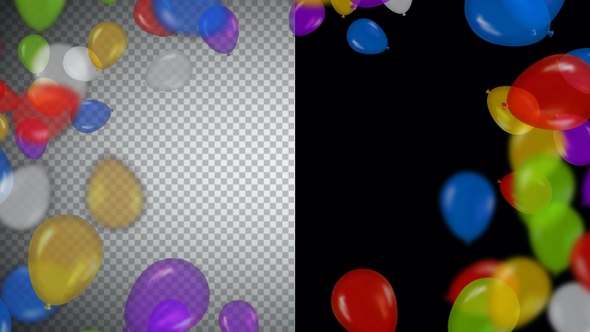 Balloons Frame and Transitions