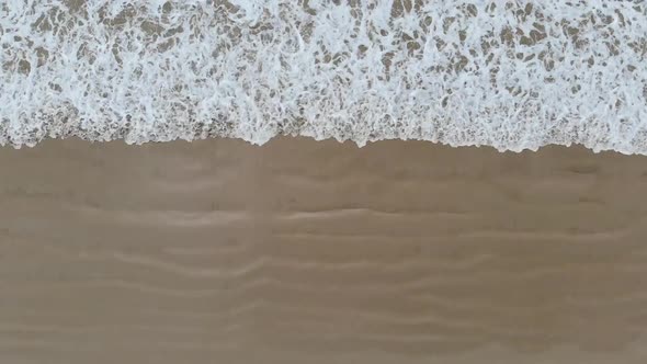 The top view of a beautiful beach. alt