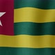 The National Flag of Togo - VideoHive Item for Sale
