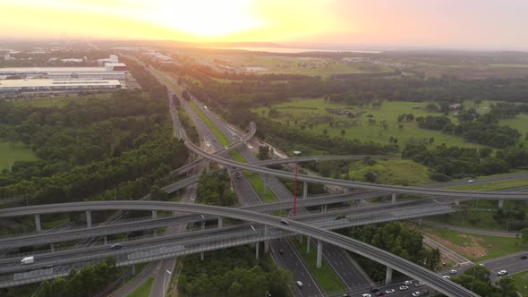 Motorway Interchange Timelapse