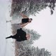 Happy Female Couple Running Through the Woods Holding Hands - VideoHive Item for Sale