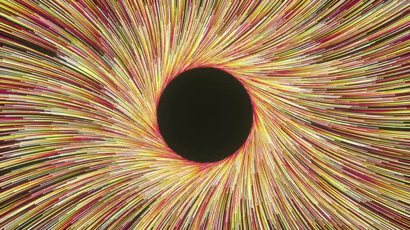 Moving colored lines,colored background. alt