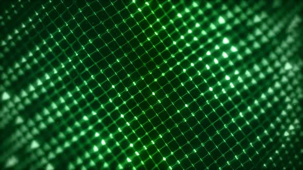 Green Techno Motion Background