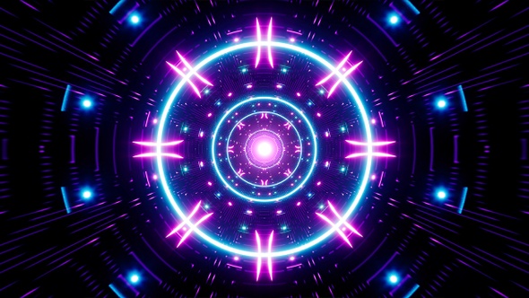 Hypnotic Neon Art Concert Visual alt