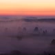 Amazing scenic early morning misty landscape just at sunrise - VideoHive Item for Sale