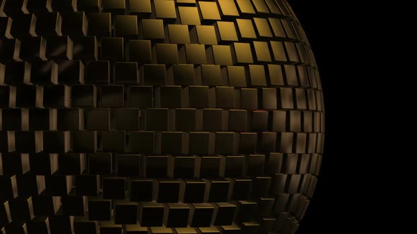Luminous Sphere of Blocks