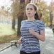 Athlete Woman Jogging in Park - VideoHive Item for Sale