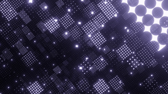 Stylized Grid Animation Loop 4K alt