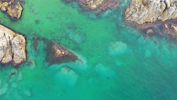 4K Aerial Drone Footage View of East Sea alt