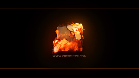 Realistic Fire Logo - VideoHive 21282064