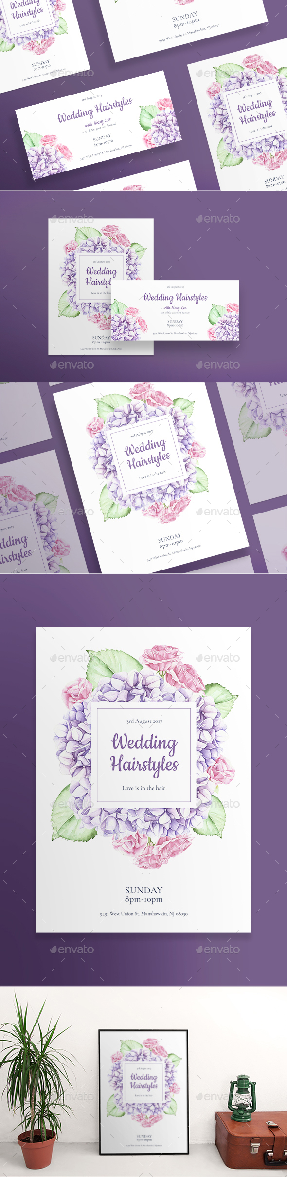 Wedding Hairstyles Flyers - Holidays Events