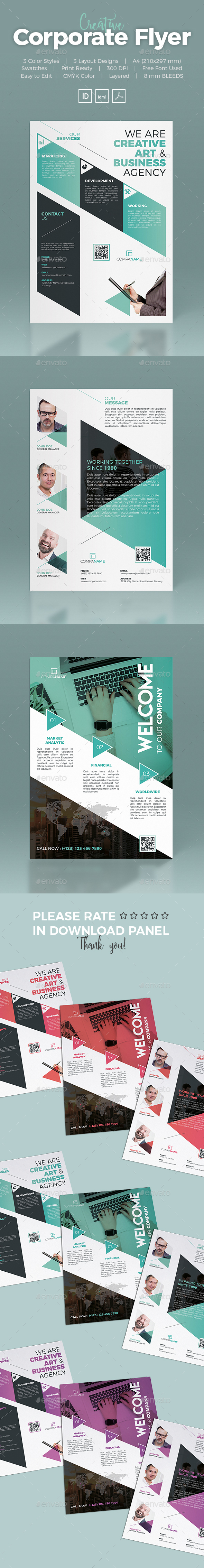 Corporate Flyer 3 layout - Corporate Flyers