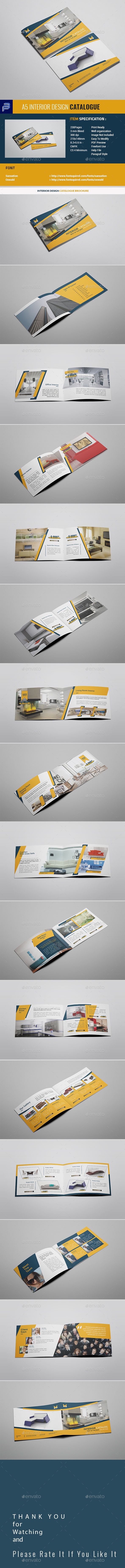A5 Interior Design Catalogue Brochure - Catalogs Brochures