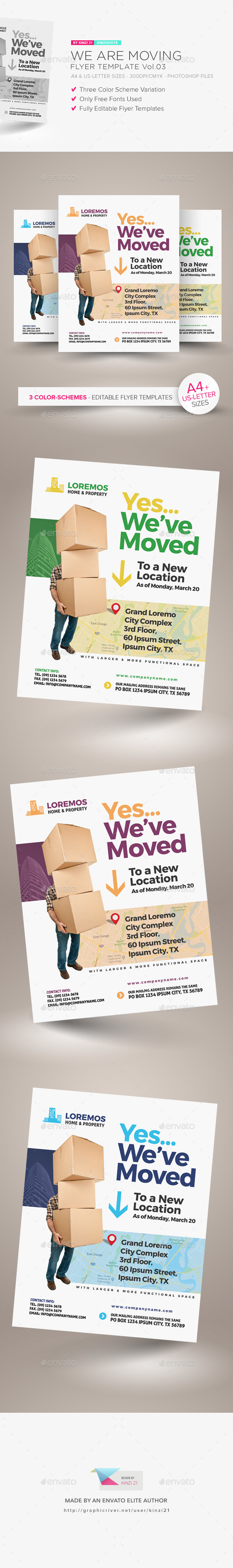We Are Moving Flyer Vol.03 - Corporate Flyers