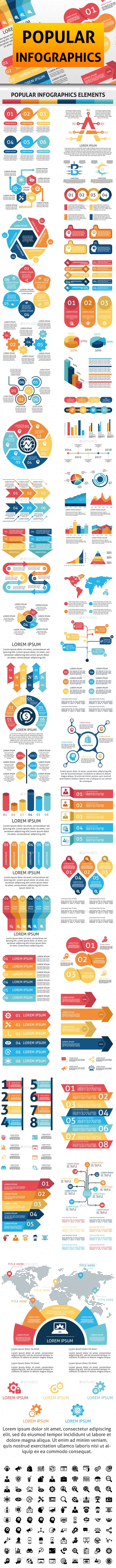 Popular Infographic Elements - Infographics