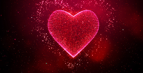 3D Particles Heart VJ