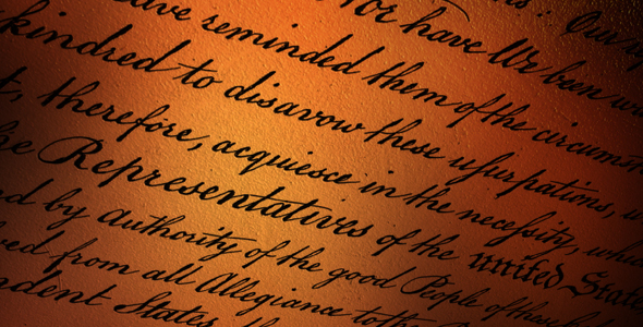 US Declaration of Independence - V
