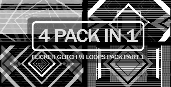 Flicker Glitch VJ Pack Part 1