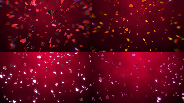 Hearts Falling Packs