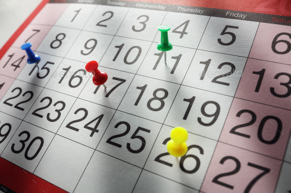 Calendar appointment date - Stock Photo - Images