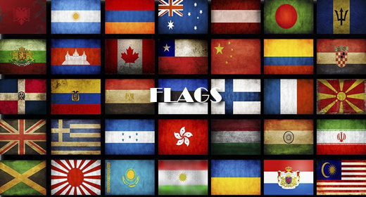 FLAGS OF THE WORLD FOOTAGE COLLECTION