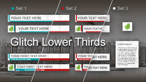 Glitch Lower Thirds