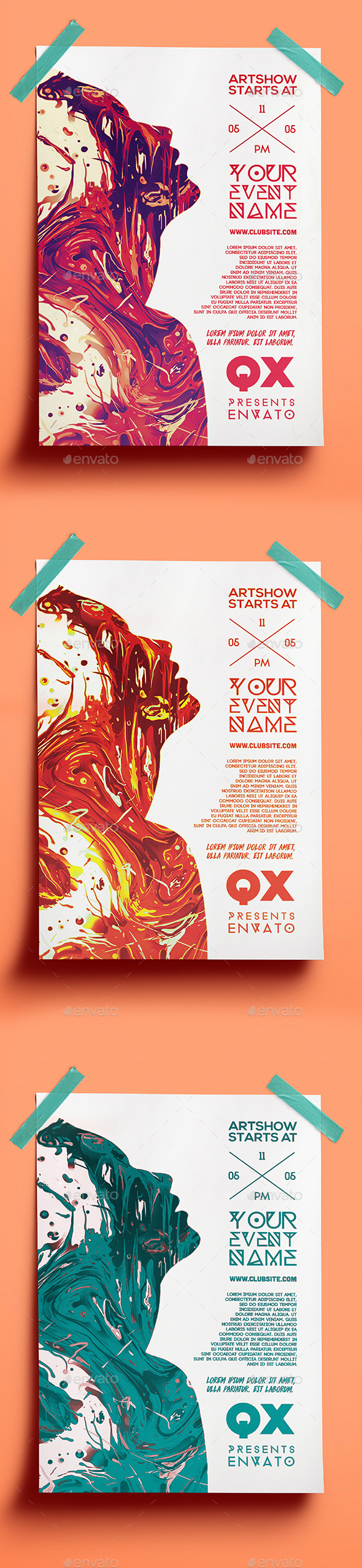 Soul 2 Flyer Template - Clubs & Parties Events