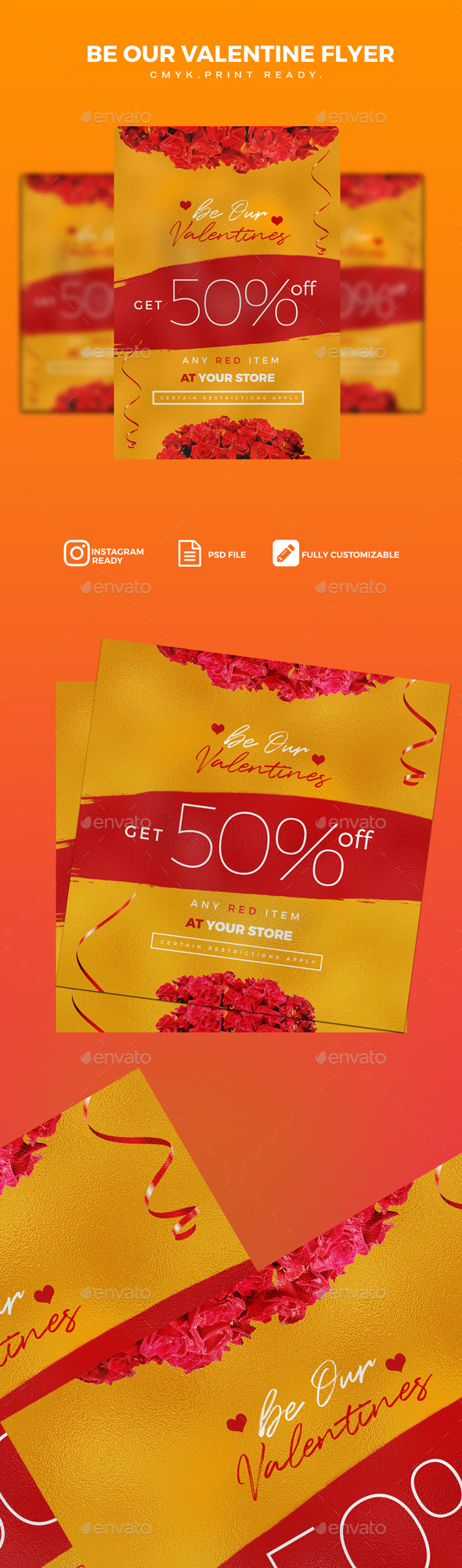 Be Our Valentine - Commerce Flyers
