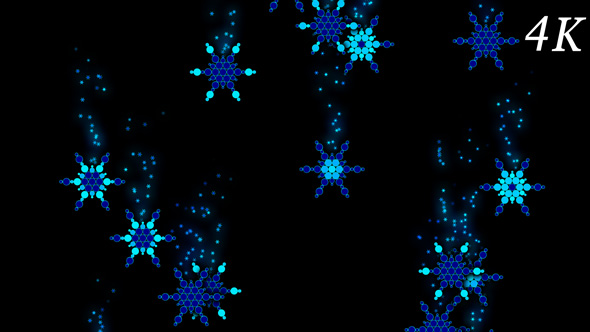 Christmas Snowflake 4K 13
