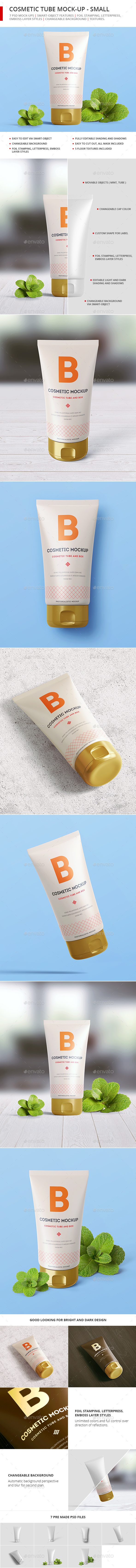 Cosmetic Tube Mock-up - Small - Beauty Packaging