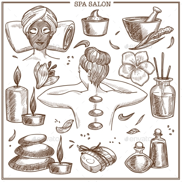 Spa Salon Treatments - Man-made Objects Objects