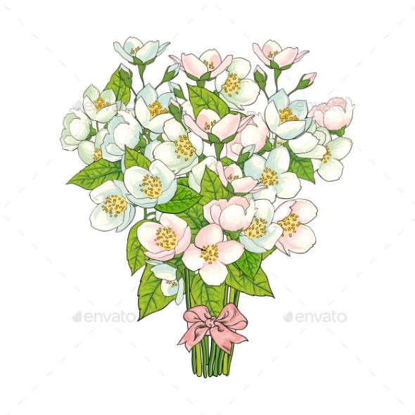 Bouquet of Cherry Blossom Flowers - Flowers & Plants Nature