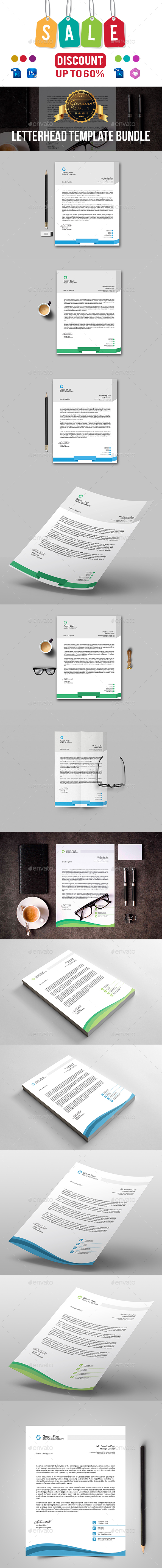 Letterhead Bundle in Stationery Templates