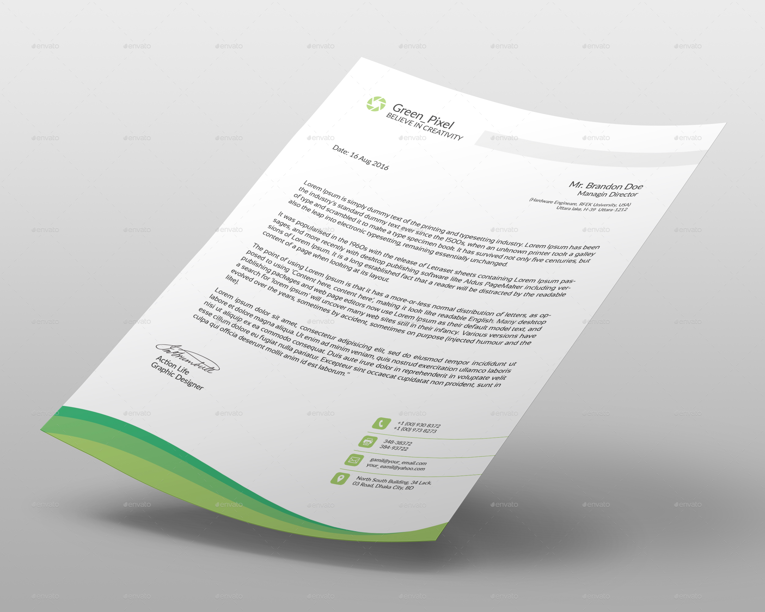 Letterhead Bundle in Stationery Templates - product preview 3