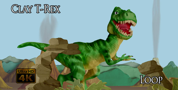 Clay Tyrannosaurus Rex alt