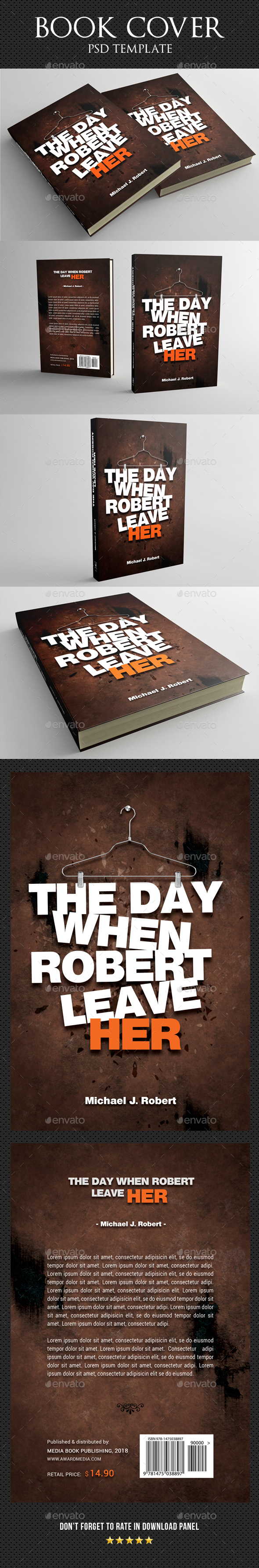 Book Cover Template 40 - Miscellaneous Print Templates