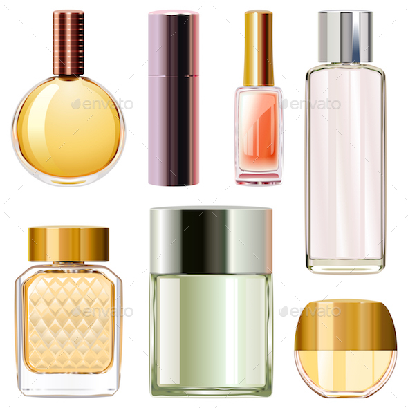 Vector Perfume Bottles - Miscellaneous Vectors